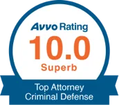 avvo rating 10 superb- top attorney criminal defense